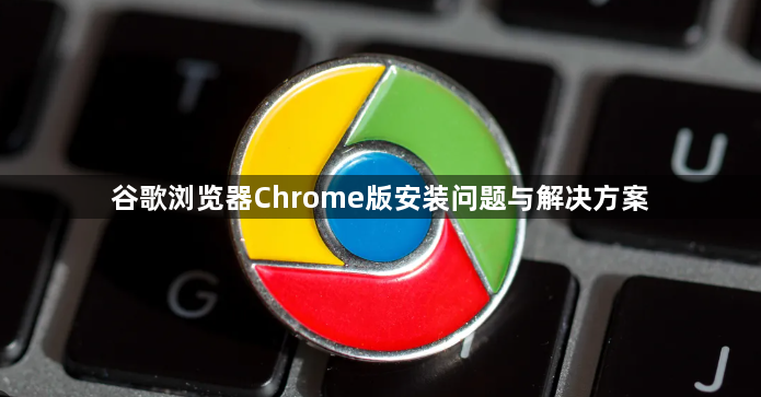 谷歌浏览器Chrome版安装问题与解决方案1