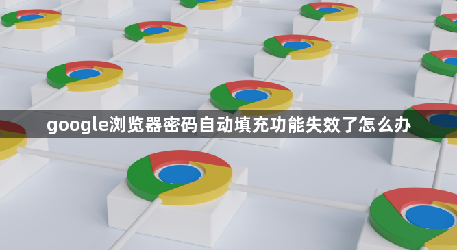 google浏览器密码自动填充功能失效了怎么办1