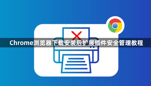 Chrome浏览器下载安装后扩展插件安全管理教程1