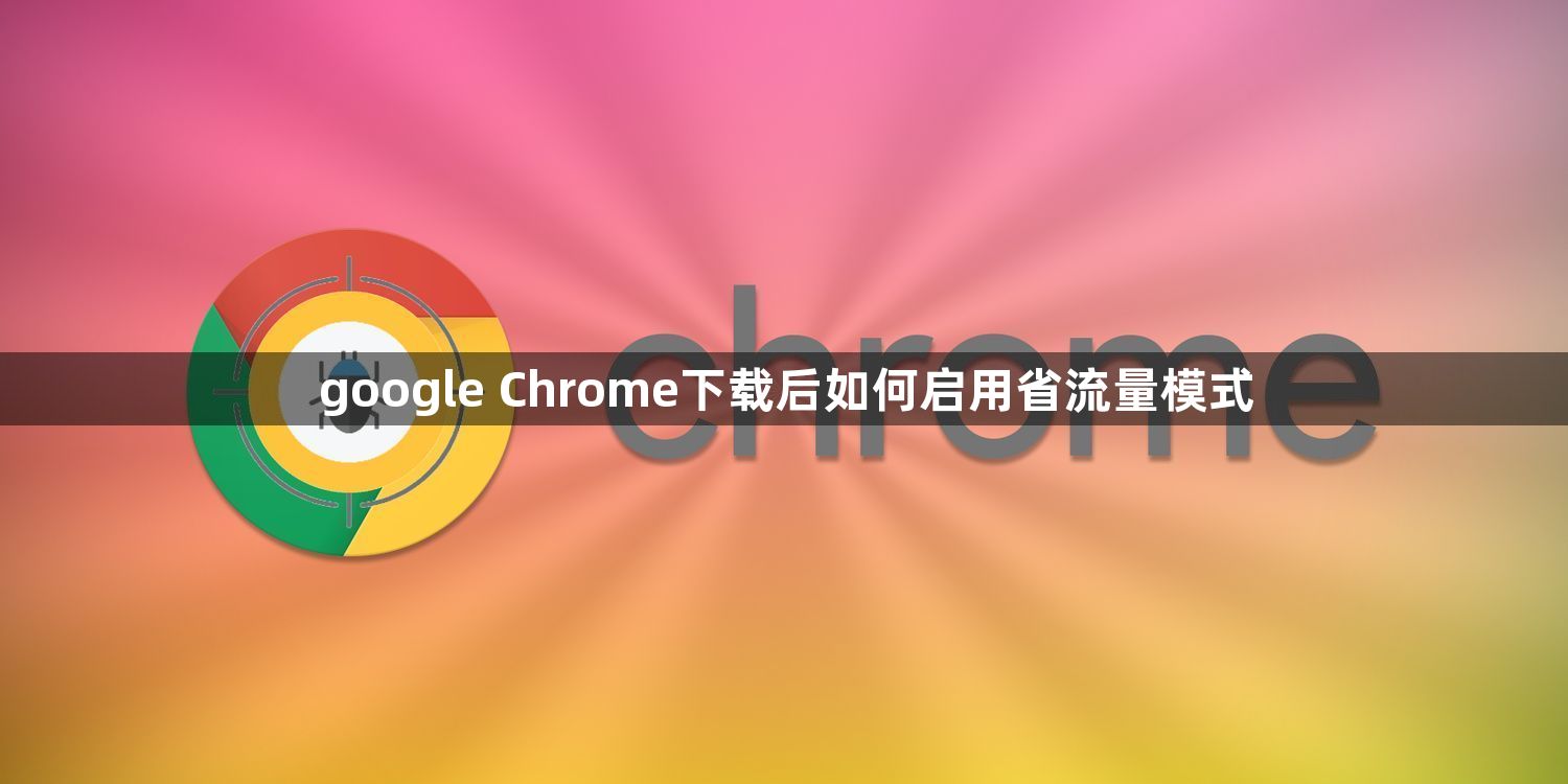 google Chrome下载后如何启用省流量模式1