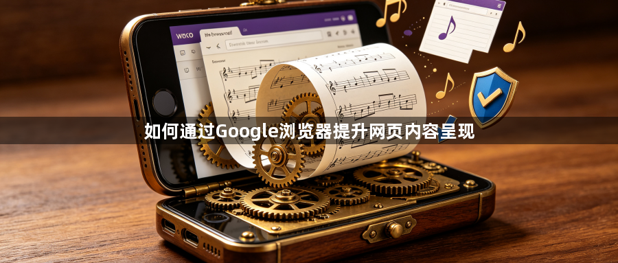 如何通过Google浏览器提升网页内容呈现1
