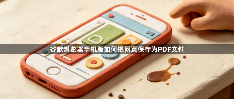 谷歌浏览器手机版如何把网页保存为PDF文件1