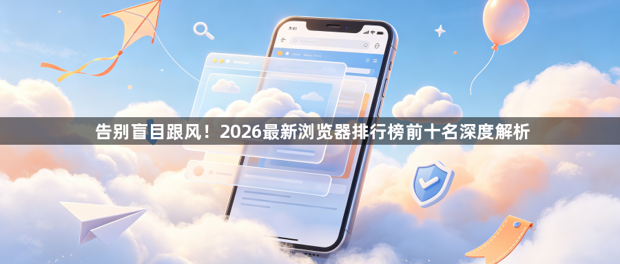 告别盲目跟风！2026最新浏览器排行榜前十名深度解析1