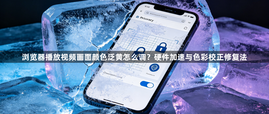浏览器播放视频画面颜色泛黄怎么调？硬件加速与色彩校正修复法1