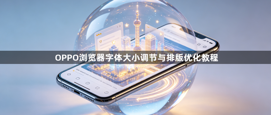 OPPO浏览器字体大小调节与排版优化教程1