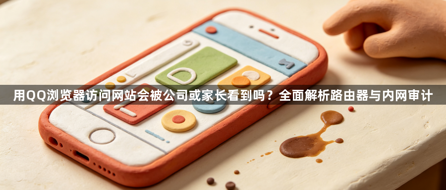 用QQ浏览器访问网站会被公司或家长看到吗？全面解析路由器与内网审计1