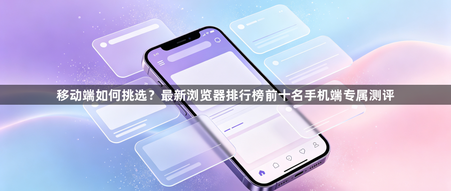 移动端如何挑选？最新浏览器排行榜前十名手机端专属测评1