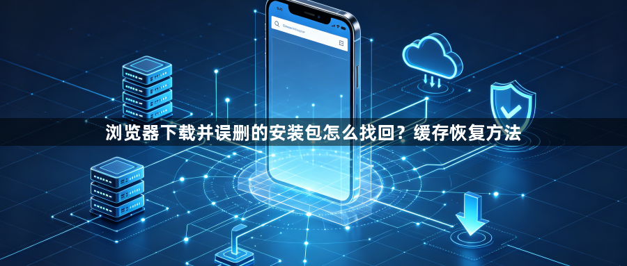 浏览器下载并误删的安装包怎么找回？缓存恢复方法1