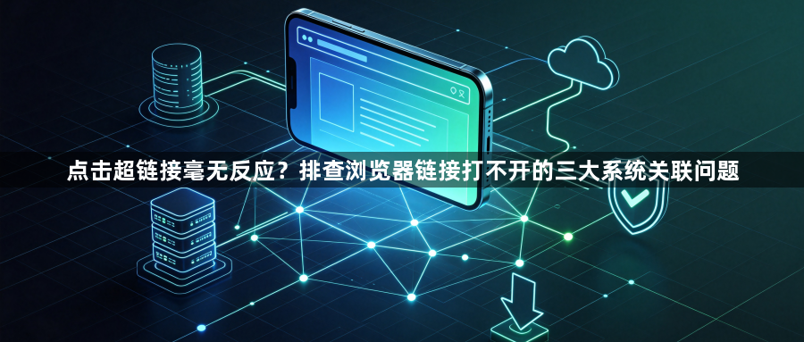 点击超链接毫无反应?排查浏览器链接打不开的三大系统关联问题1