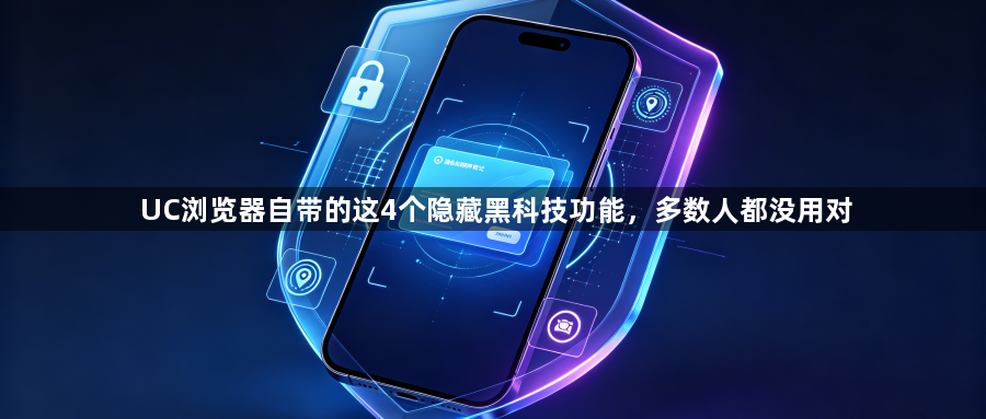 UC浏览器自带的这4个隐藏黑科技功能，多数人都没用对1