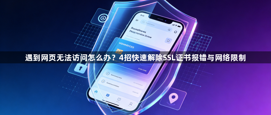 遇到网页无法访问怎么办？4招快速解除SSL证书报错与网络限制1