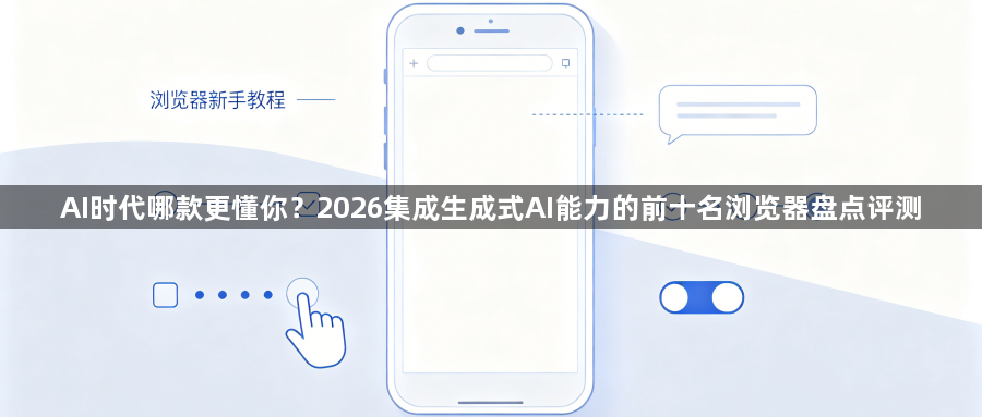 AI时代哪款更懂你？2026集成生成式AI能力的前十名浏览器盘点评测1