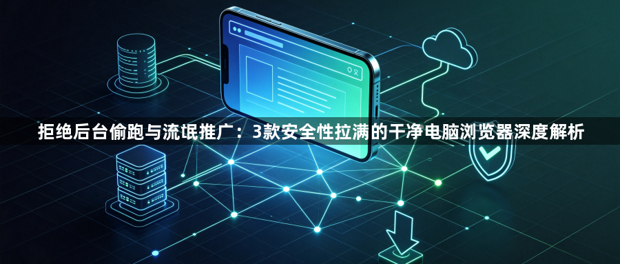 拒绝后台偷跑与流氓推广：3款安全性拉满的干净电脑浏览器深度解析1