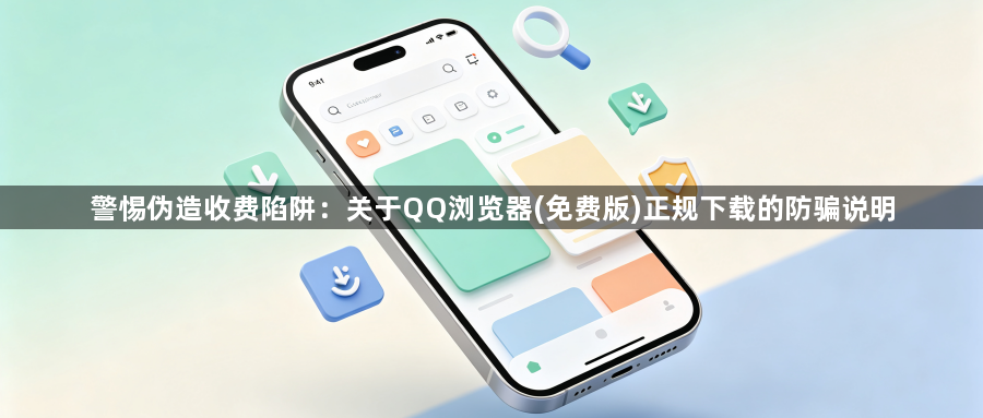警惕伪造收费陷阱:关于QQ浏览器(免费版)正规下载的防骗说明1