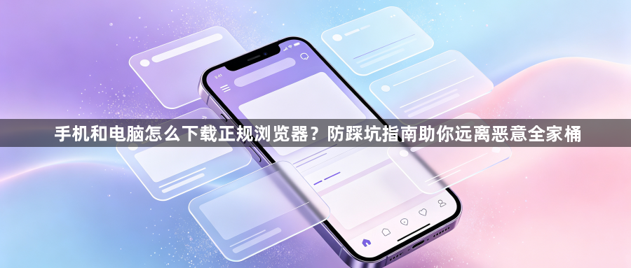 手机和电脑怎么下载正规浏览器？防踩坑指南助你远离恶意全家桶1